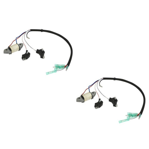 2X Charge Coil 61N-85543-19 for  2 Stroke 30HP Boat Engine