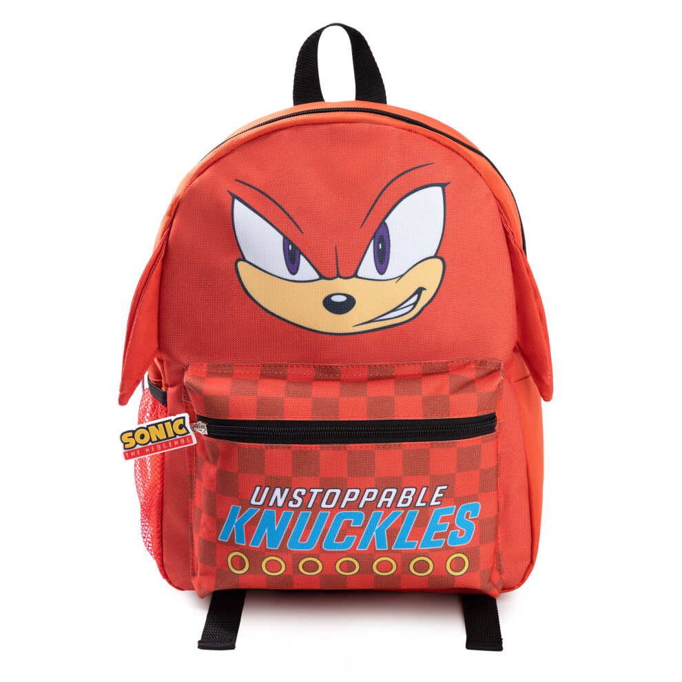 Sonic The Hedgehog Backpack (Unisex Kids Red)