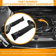 Car Left & Right Air Intake Pipe Tube for W213 E350d X253 6420948497 6420948597