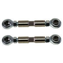 2X 2-1/2Inch Adjustable Tensioning Rod Heim Joint Alternator Bracket for Sbc Bbc 350 454