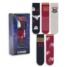Harry Potter Calf Socks Set of 5 (Womens Multicoloured)