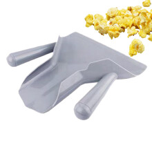 Heat Resistant Food Scoop with DeepCavity Design and Ergonomic Grip for Bag Filling Kitchen Use