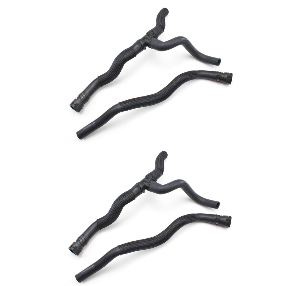 Set Of 4 Radiator Three-Way Water Pipe Inlet & Outlet Hose For 10-15 Cruze 95390887 95390883 9075007 9075008 6031577675395