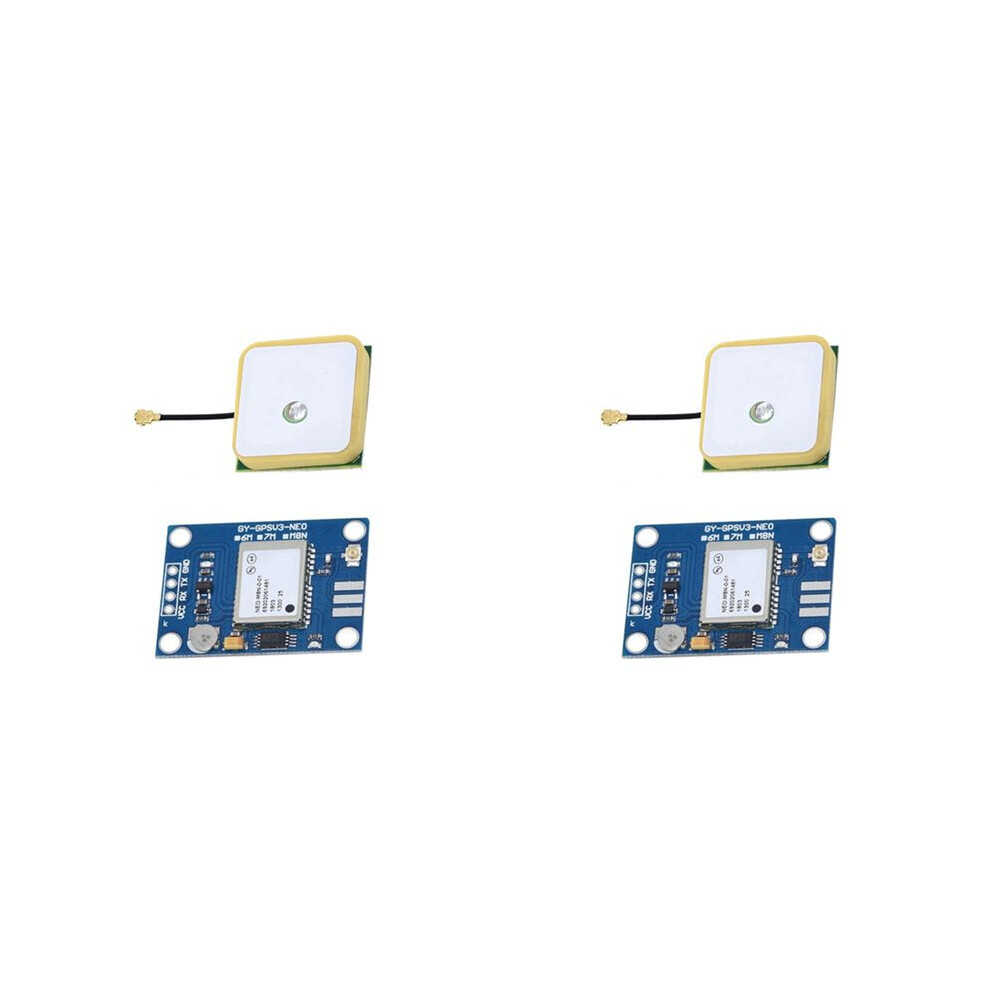 2X Gy-Gpsv3 Neo-M8n Gps Module For Apm Mwc Flight Controller Px4 Pixhawk V2.4.5 Apm2.56 Apm 1.65 -3.6V 4712273262141
