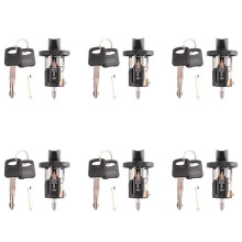 6X Cylindre de Serrure D'Allumage de Lunette avec Clés pour Camionnette Mercury 1L3Z 1L3Z