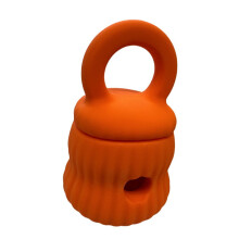 Resin Dog Puzzle Toy, 160mm, Light Green/Orange/Red