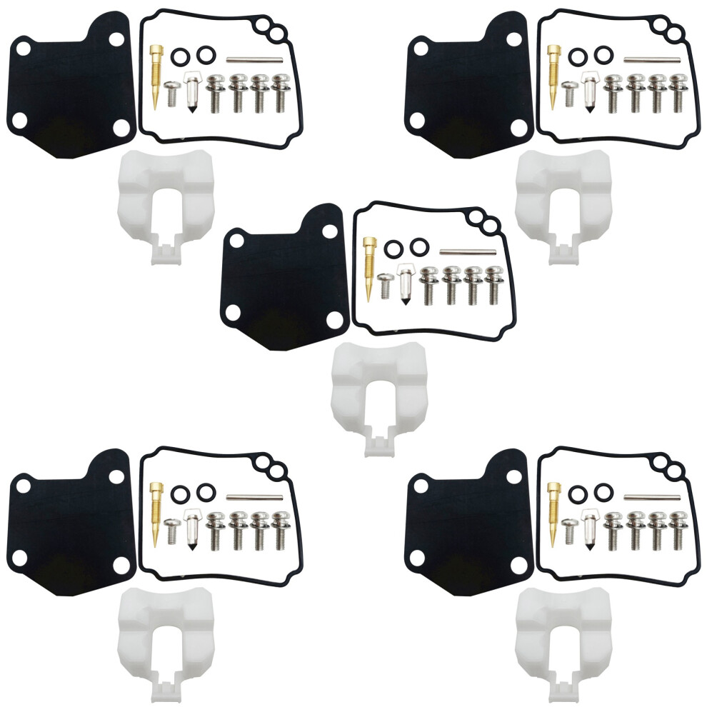 5X 63V-W0093-00 Boat Motor Carburetor Repair Kit For 2-Stroke 9.9Hp 15Hp Outboard Engine 6033405144851