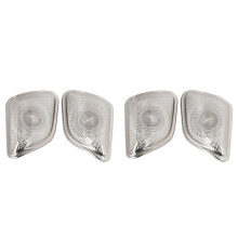 2X Accesorios de Ajuste de Cubierta de Tweeters de Altavoz de Aleación de Aluminio de Coche para - GLE GLS Clase W167 X167 2020