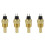 4X for VDO Engine Water Temperature Sensor Oil Temperature Sensor 1/2NPT 21mm Thread for Generator Set 1