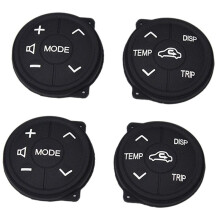 4X per  Prius 30 XW30 2009-2015 Prius C Aqua Button Volante Multifunzione Interruttore Pulsanti di Controllo Pannello Nel Gomma