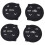 4X for  Prius 30 XW30 2009-2015 Prius C Button Multifunction Steering Wheel  Control Button Panel Rubber 1