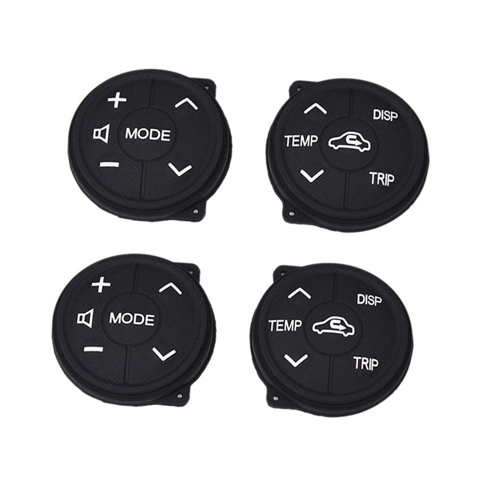 4X For Prius 30 Xw30 2009-2015 Prius C Button Multifunction Steering Wheel Control Button Panel Rubber 4711693614882