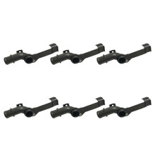 6X Schwarzer Kunststoff-Wasserrohr-ÖLkühler Am Zylinderkopf Passend Für C230 W203 M271 Ein 2712001352