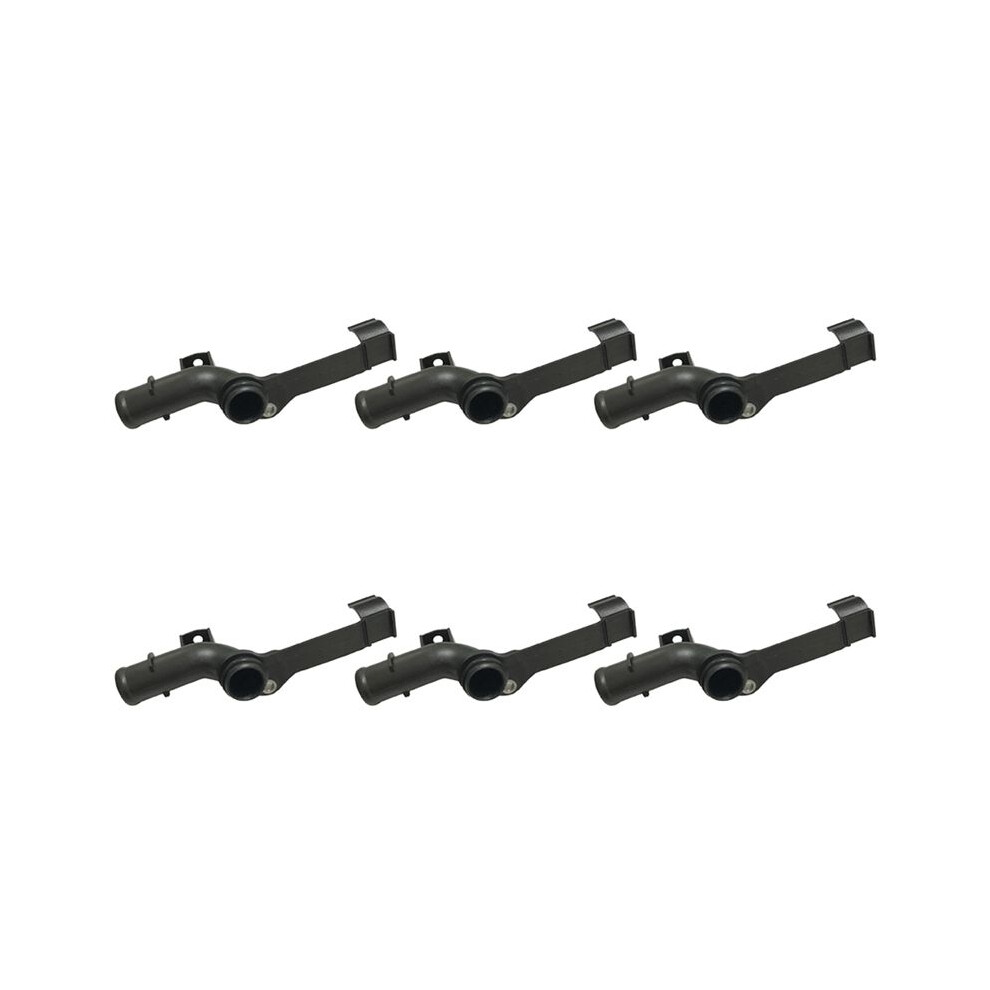 6X Plastic Engine Water Pipe Oil Cooler To Cylinder Fit For C230 W203 M271 A 2712001352 Black 4713131930356