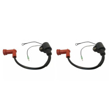 2X Bobina de Ignição para 61N-85570-00, Conjunto de Bobina de Ignição para Motor Externo Hidea 2 Tempos 30HP