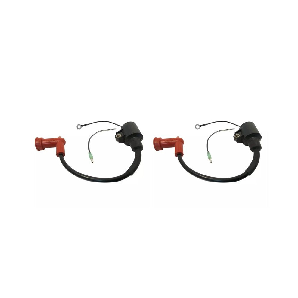2X Ignition Coil For 61N-85570-00,Ignition Coil Assy For Hidea 2 Stroke 30Hp Outboard Motor 4713939400693