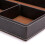 2X 4 Slots Desk Drawer Organizer, Pu Leather Drawer Storage Organizer Divider(Brown) 6