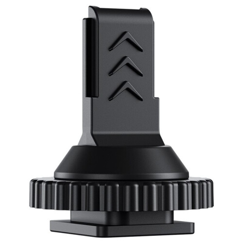 Foldable Cold Shoe Adapter for  Mic  with 1/4-20 Angle Adjustable Adapter for DSLR Camera Video Recording 1