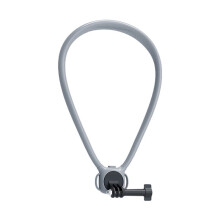For Action5pro/4 Silicone Neck Mount Necklace Quick Release Holder Action Camera Accessories Gray