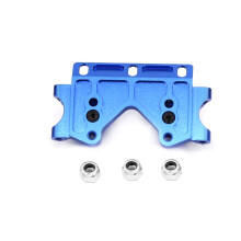 Front Bulkhead Upgrade Parts with Chassis Arm C Rear Stub Axle Parts Kit for 1/10 2WD Slash Rustler