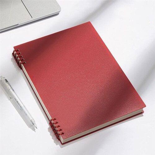 B5 Vintage Aesthetic Notebook with Replaceable Refill and Spiral Ring for Office School B 1