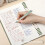 B5 Vintage Aesthetic Notebook with Replaceable Refill and Spiral Ring for Office School B 4