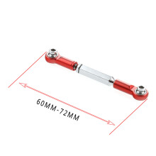 2 set Upgrade Metal Pull Rod Link Rod Base Bracket for WPL B1 B14 B24 C14 C24 1/16 Titanium