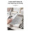 A4 Multi-Function Exam Folder with Clip Document Organizer for Students Office Work Portfolio Storage Test Holder WHITE 4