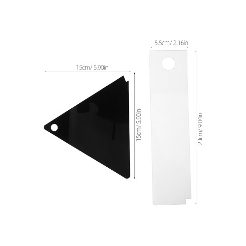 2Pièces Outil Raclage Cire Ski Snowboard Usage 2