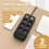 EU Plug AC Multitap Power Strip 2m Extension Cord Electrical Socket USB Home Office Surge Protector Network Filter White 4