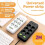 EU Plug AC Multitap Power Strip 2m Extension Cord Electrical Socket USB Home Office Surge Protector Network Filter White 5