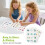 80 Sheets Blank Release Paper Pages for 6-Ring A5 Sticker Binder Organizer Double-Side Reusable Insert Refills 5