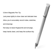 Magnetic Writing Board A5 Erasable Reusable Magnetic Drawing Board with 0.8mm Pen Tip for Kitchen Home School Office