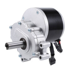 2X Moteur à Brosse Basse Vitesse 250 W 24 V 75 Tr/Min, Arbre Long de 44 mm, Diamètre de L'Arbre 17 mm, Moteur Brossé à Engrenage CC Utilisé Par