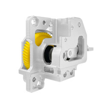 Hotend Extruder Metal Extruder with DLC-Coated Hardened Steel Gears for X1C/P1P/P1S 3D Printer Parts Silver