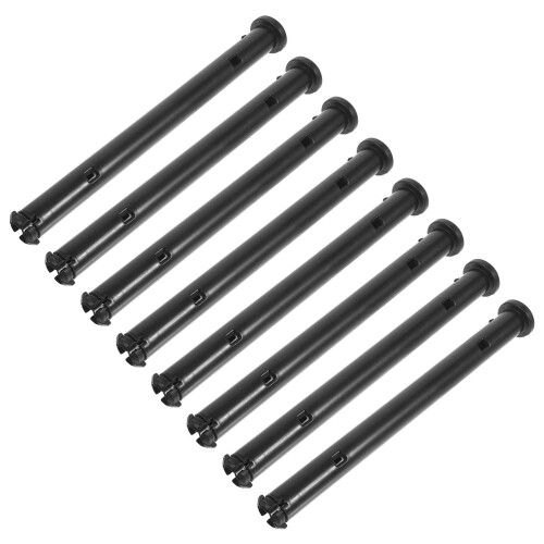 24Pièces Goupilles Nylon Universelles Couvercles Maison Noir 1