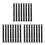 24Pièces Goupilles Nylon Universelles Couvercles Maison Noir 8