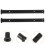 24Pièces Goupilles Nylon Universelles Couvercles Maison Noir 11