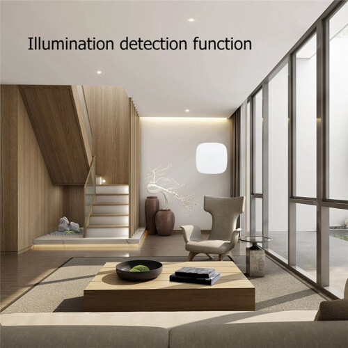 Tuya WiFi mmWave Human Presence Sensor with Luminance MicroWave  Detection PIR Motion Sensor Wall Mount 2