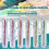 75Pcs Clear Acrylic Pencil Case, Reusable Pen Gift Box Empty Plastic Pen Storage Container Pencil Packaging Box Set 5