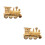 2St Ornament Set Retro Khaki, Creatief Houtdecoratie 7