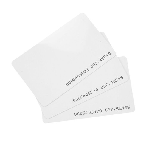 200Pcs Access Control Card RFID Card 125KHz EM4100 TK4100  Proximity Card RFID Tag Key for Access Control Key 2