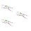 3Pcs Durable Aluminum Eyeglass Chain Nonslip Holder Multicolor 7
