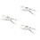 3Pcs Durable Aluminum Eyeglass Chain Nonslip Holder Multicolor 8
