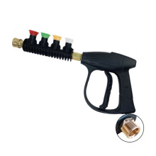 Hochdruckreiniger-Spritzpistole, M22 15 mm Fitting, 31 cm, Schwarz