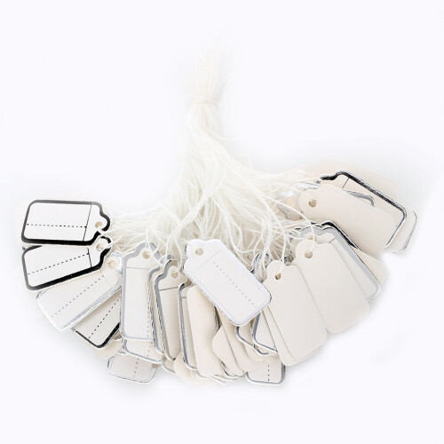 1000 Label Tie String Price Tag Tags Display 1.02X0.51 inch HOT 1