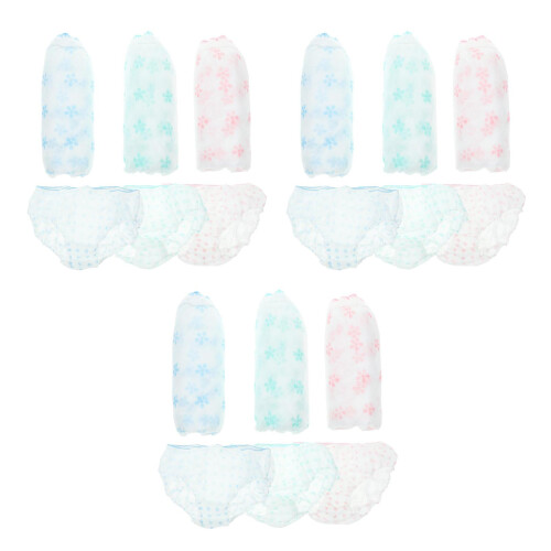 21Pièces Culottes Jetables Respirantes Multicolores 2