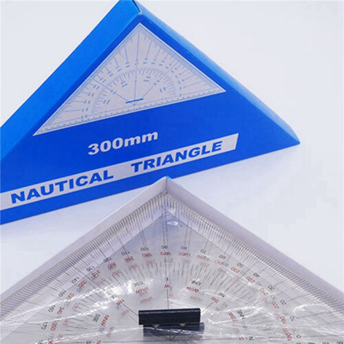 8X Chart Drawing Triangle Ruler for Ship Drawing 300mm Large-Scale ...