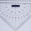 8X Chart Drawing Triangle Ruler for Ship Drawing 300mm Large-Scale Triangle Ruler 8