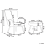 Beliani Wingback Chair VEJLE with Footstool Fabric Dark Blue 7